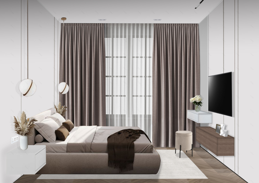 四居室公寓设计项目丨俄罗斯莫斯科丨EKATERINA OSEPCHUK-7