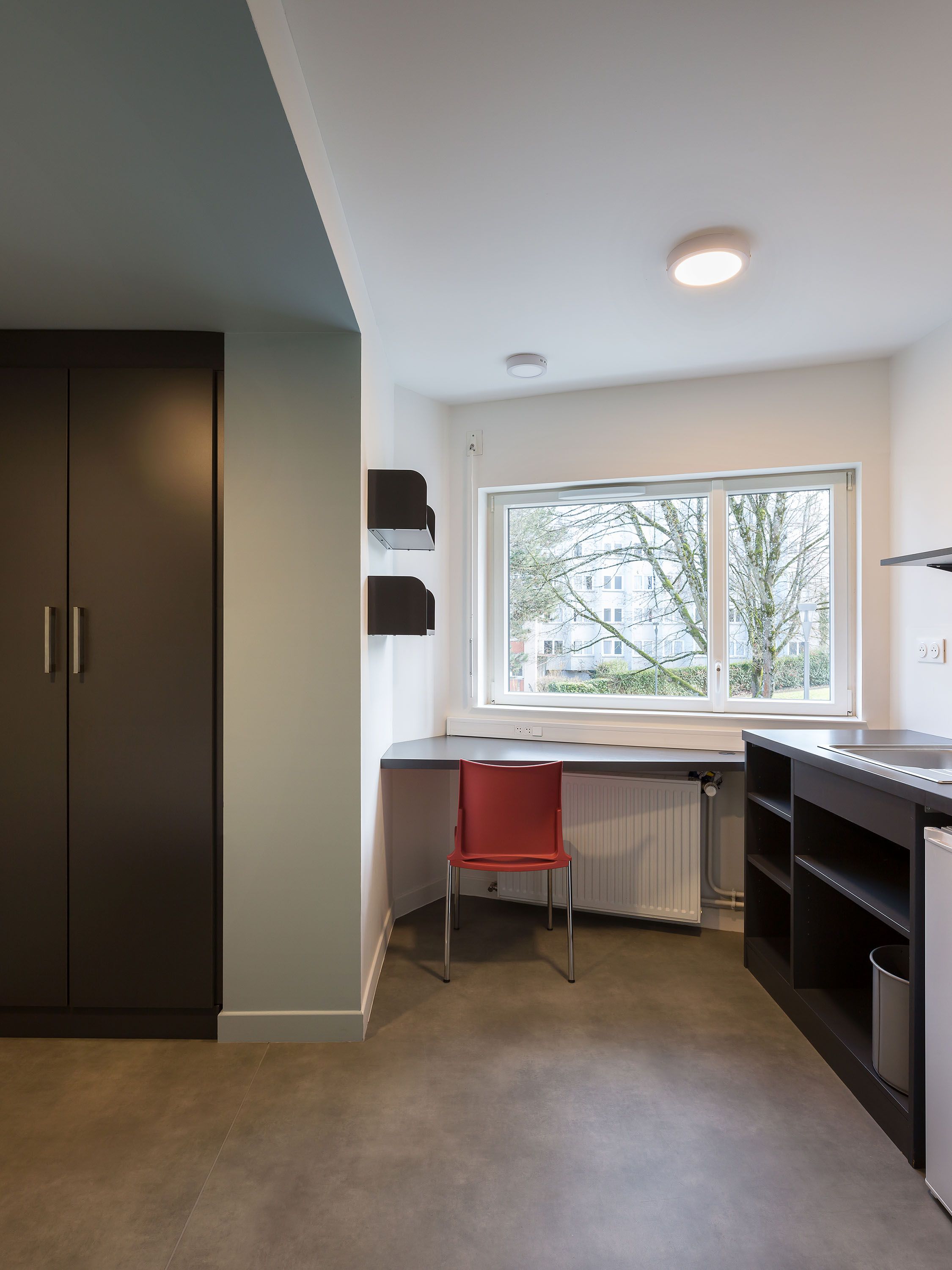 CROUS蒙普莱西尔学生公寓E楼改造项目丨法国丨A3architectures,Eléonore Nicolas等-11