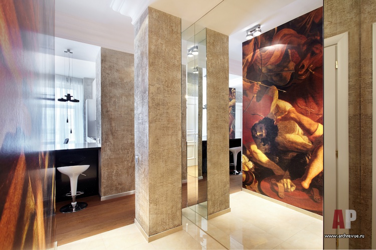 83·3平米复杂几何形状小户型公寓室内设计丨Беляевская Анна,Сморгонская Наталия-10