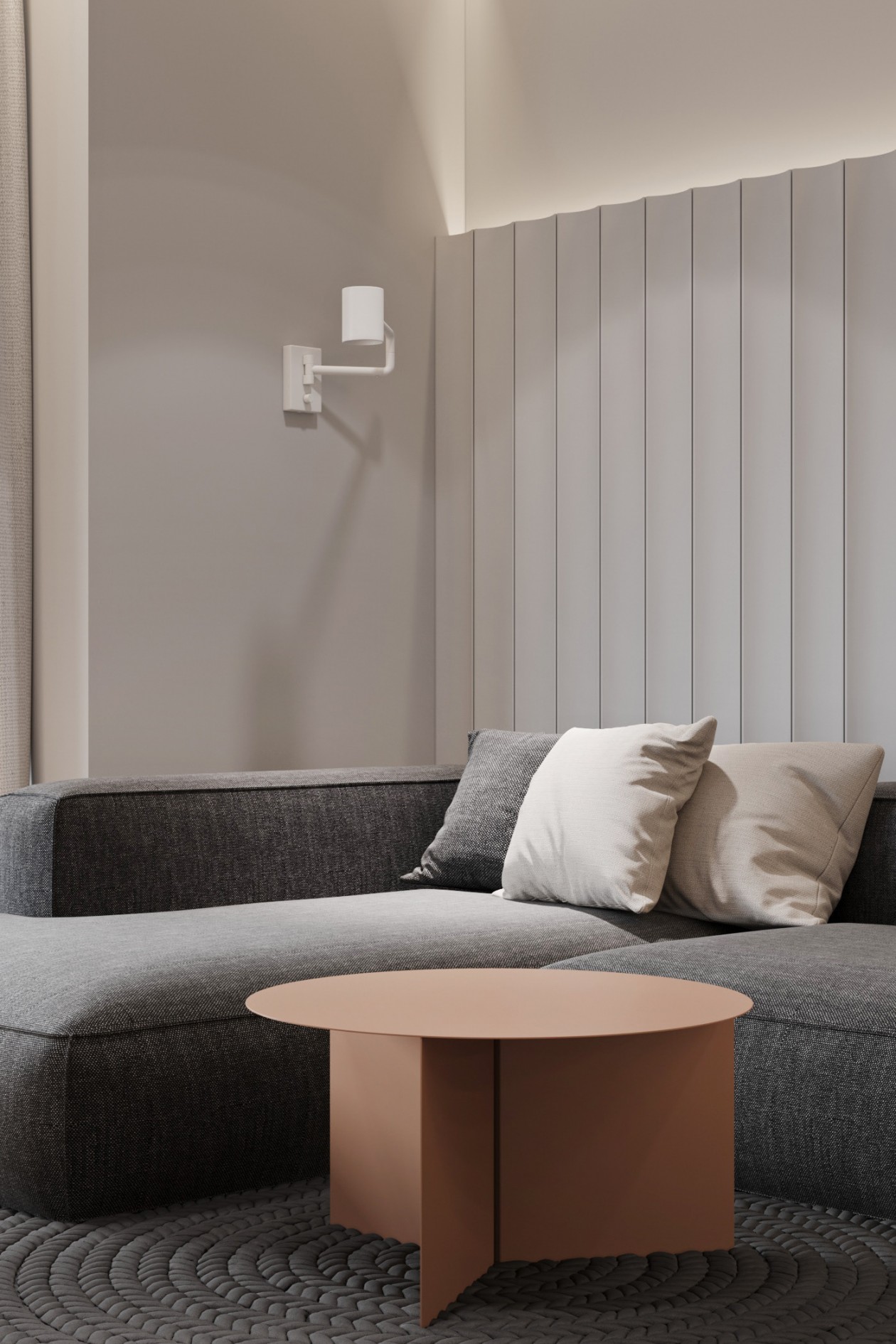 65平 简约白色系空间设计！-4