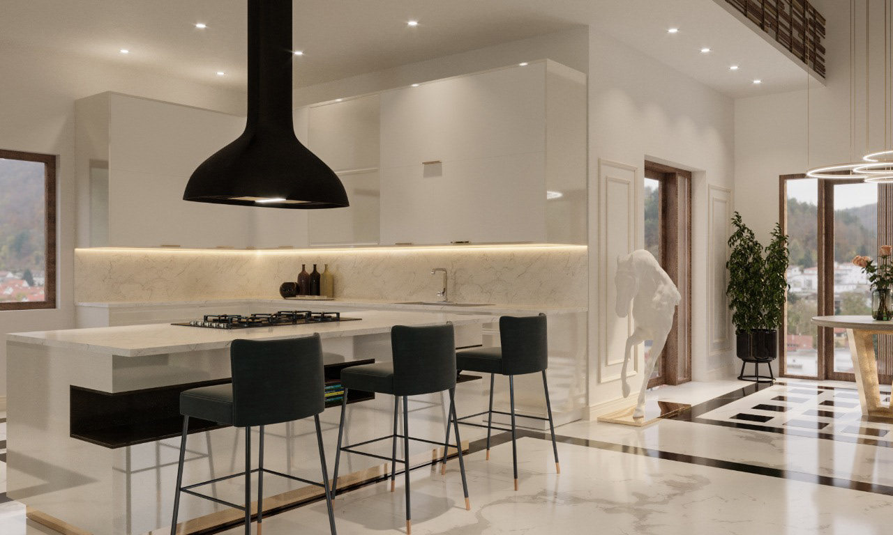 双层挑高客厅设计-7