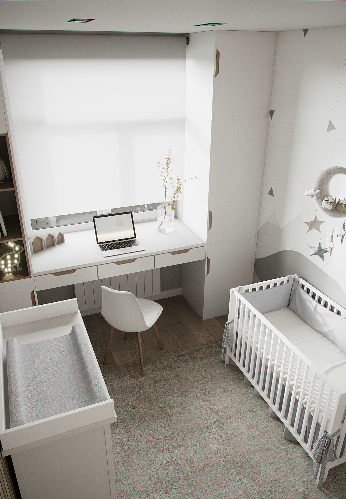 北欧风小资格调设计 舒适清新的空间美学-20