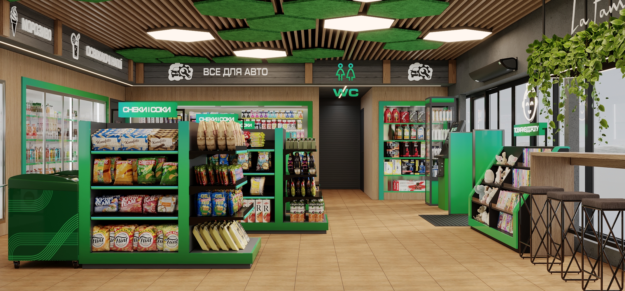 Gas station parallel 便利店-5