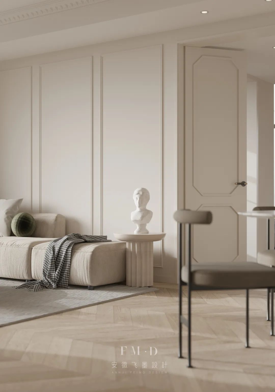 140㎡法式自由空间丨中国六安丨飞墨设计组-49