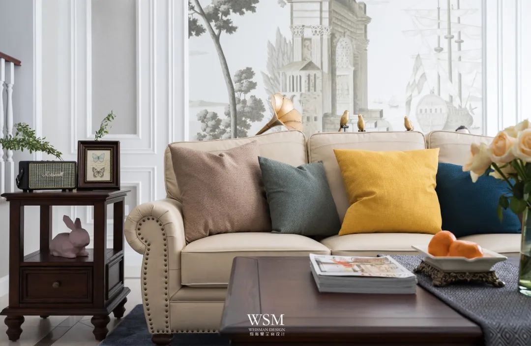 苏州明珠城 400 平米美式私宅,打造浪漫复古生活空间-33