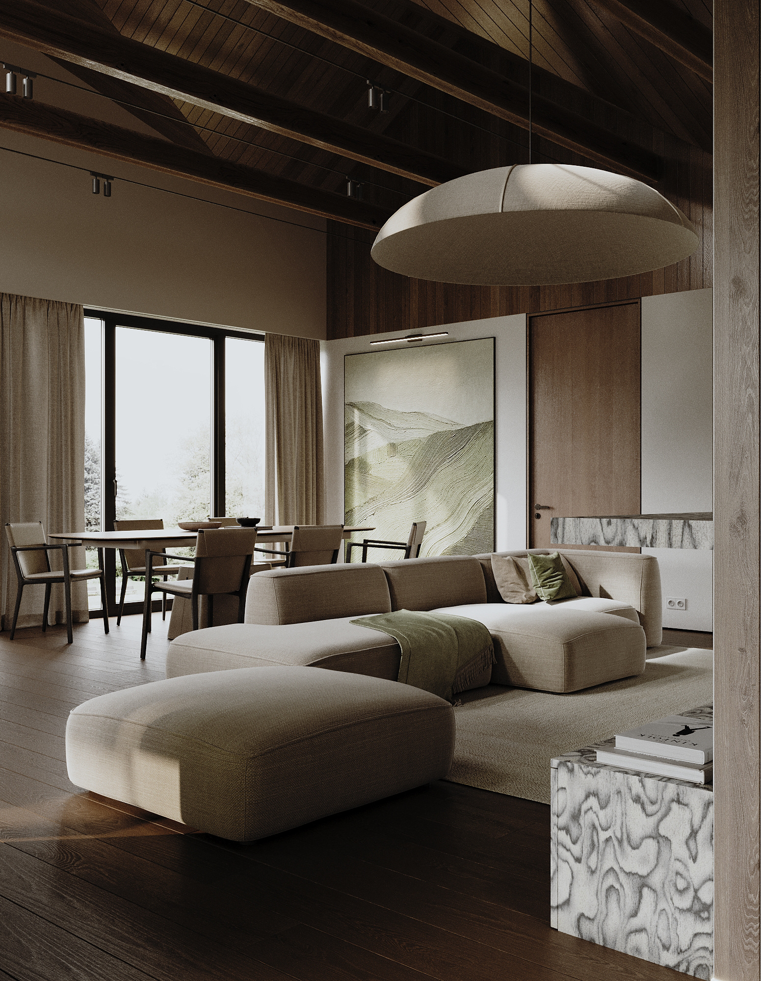 Country house室内设计可视化项目丨el'art-4