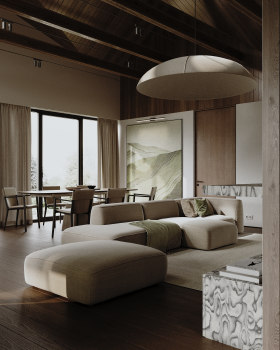 Country house室内设计可视化项目丨el'art