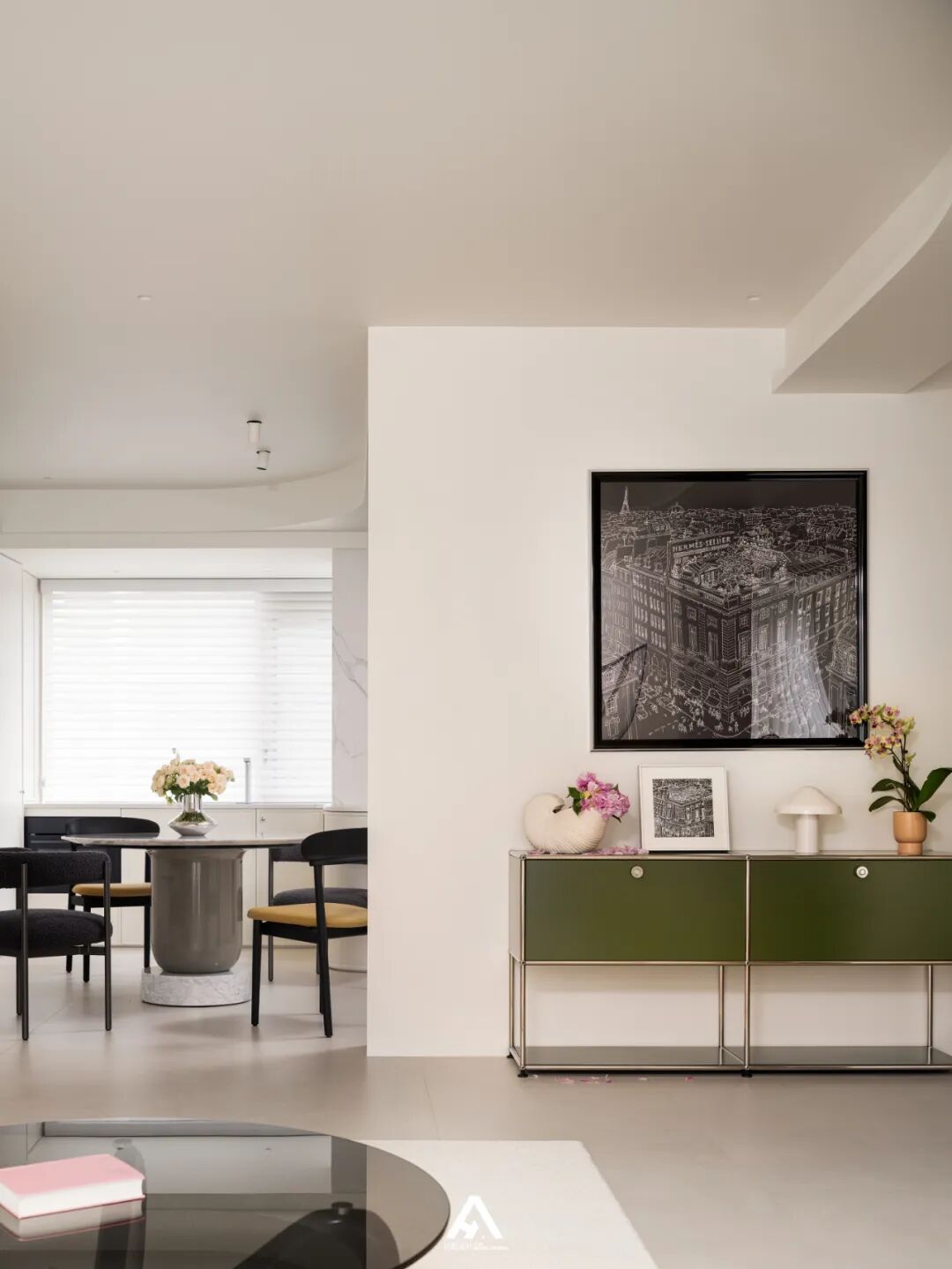 南昌阿鹤设计|自带清凉感的家，淡彩绿意~-29