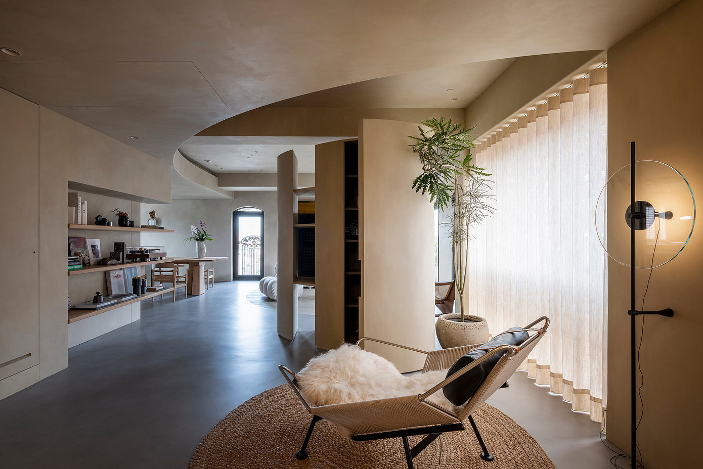 雕塑风格顶层公寓丨中国台北丨Peny Hsieh Interiors-6