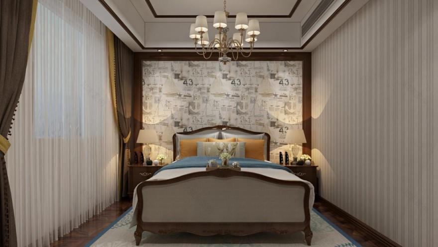 吉首市溶江小区壹号复式楼美式风格-90