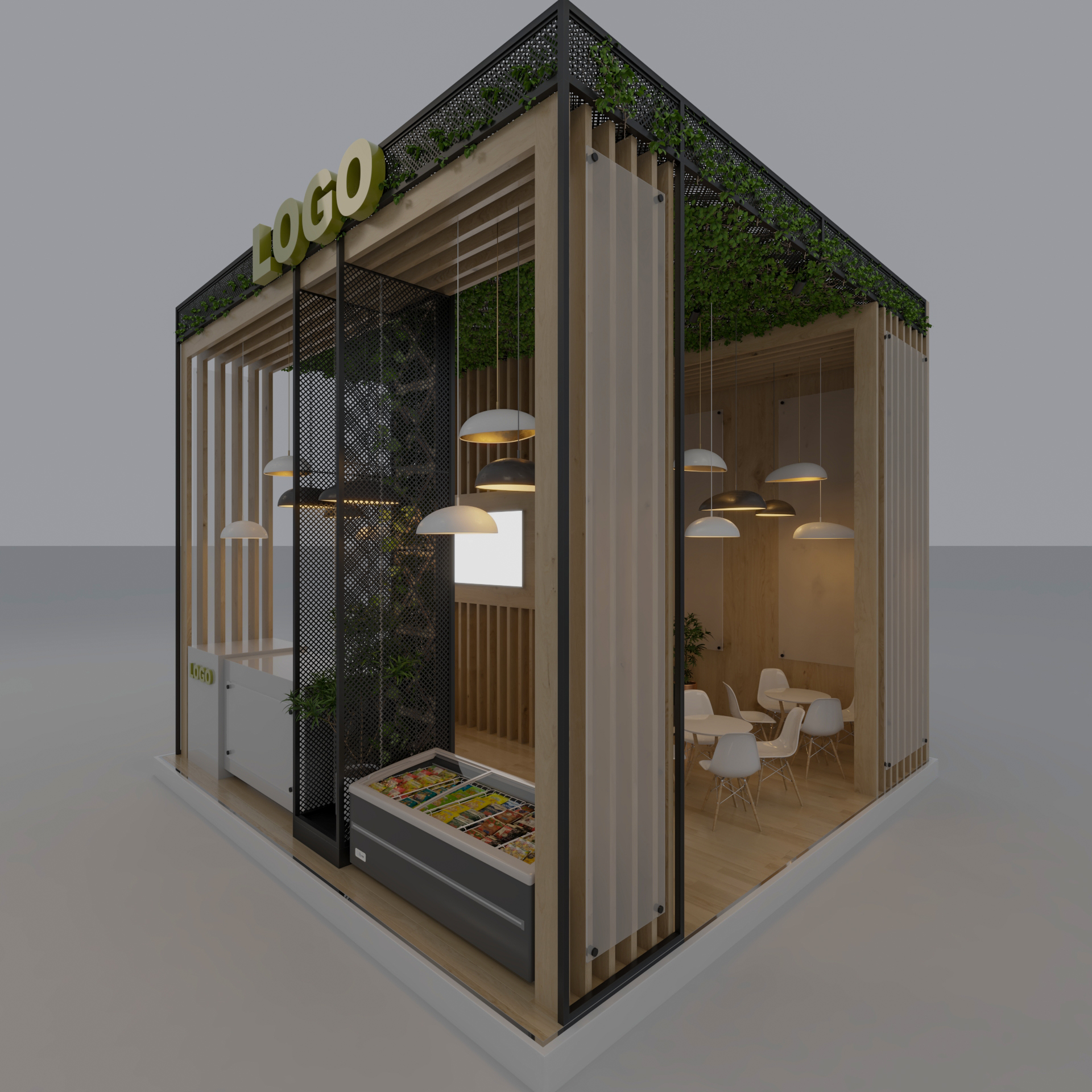 Frozen Food Booth Design-2