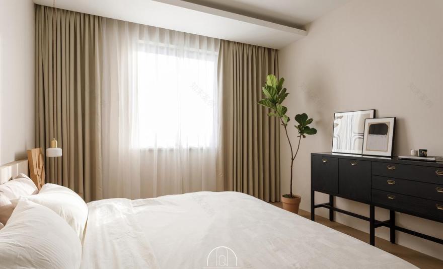 奶油色调平层精装房改造-28