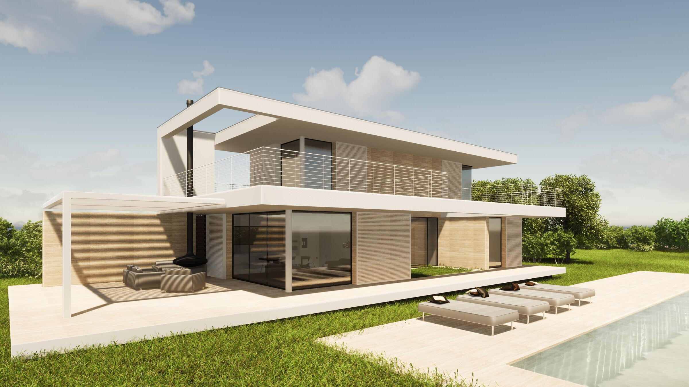 意大利森林中的生态别墅丨Studio Ecoarch-20