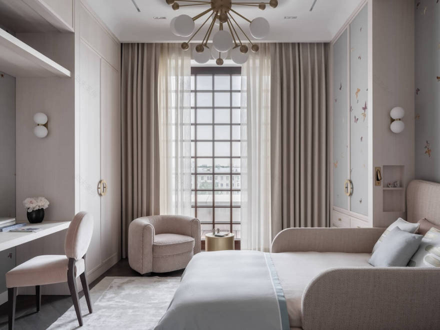 豪华太空主题公寓设计丨俄罗斯莫斯科丨Sergeeva Irina & Alimbekova Olga-32