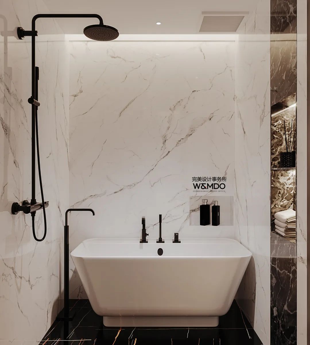 完美设计事务所 | 乐山紫云府,现代东方的静谧之奢-53