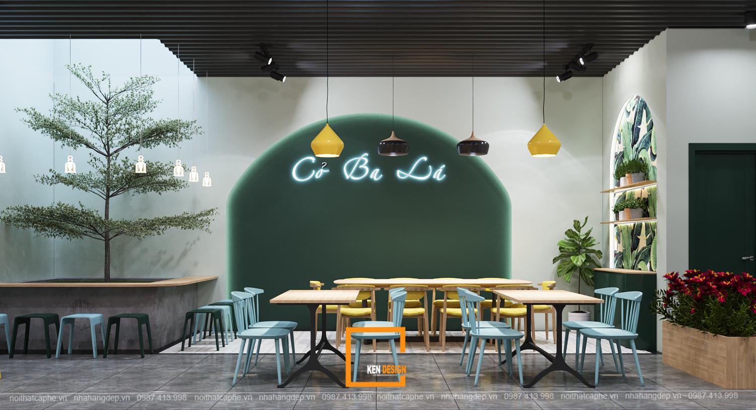 Cỏ Ba Lá奶茶店设计丨越南丨KenDesign-12