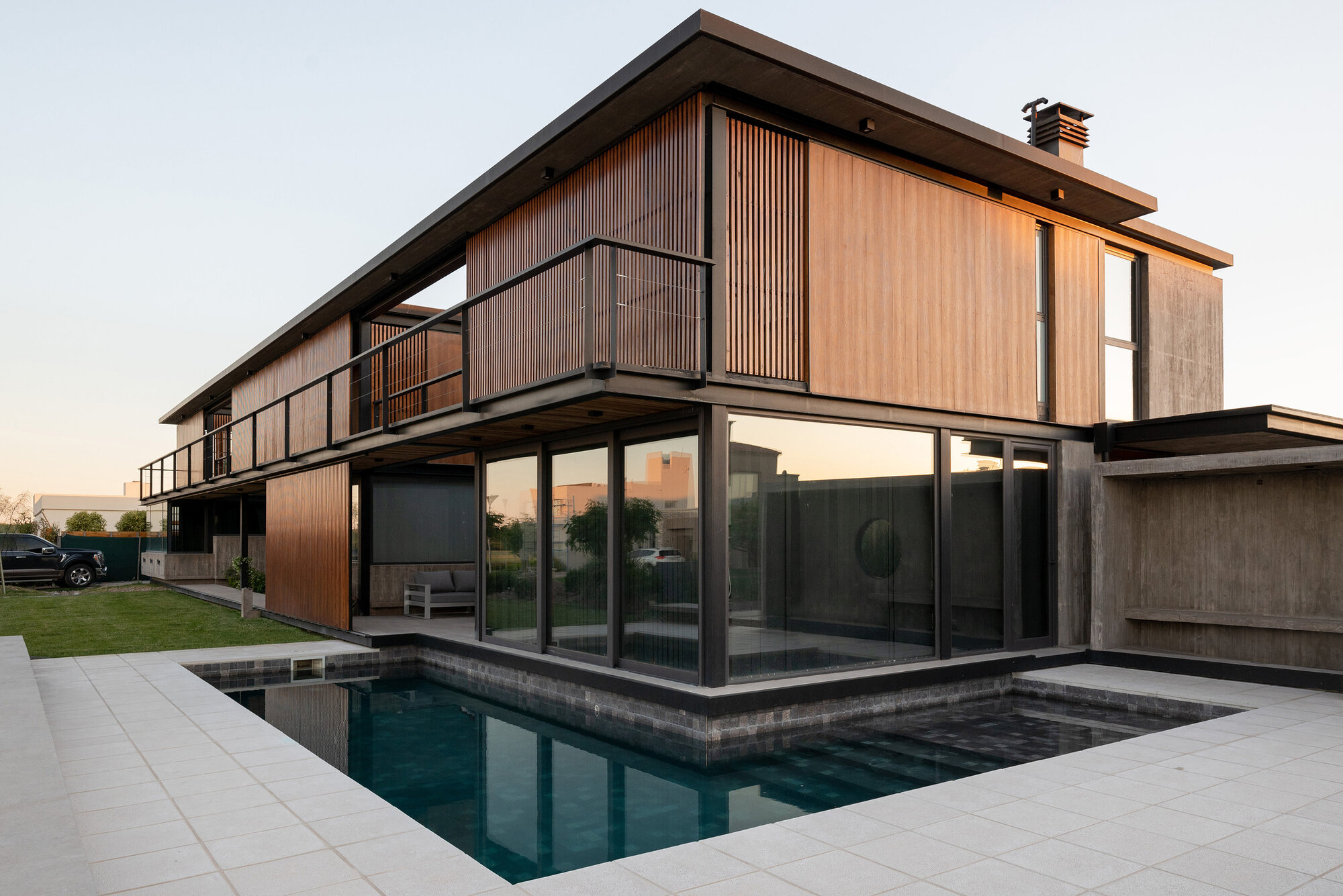 La Reserva社区独栋住宅丨阿根廷布兰卡港丨Vagón Arquitectura-8