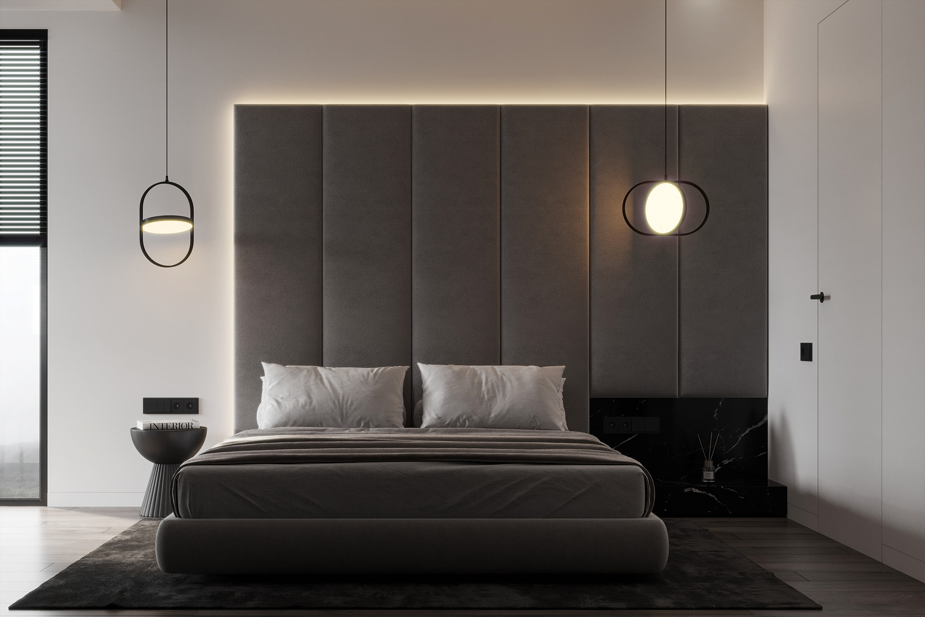 110㎡简约风公寓设计-12