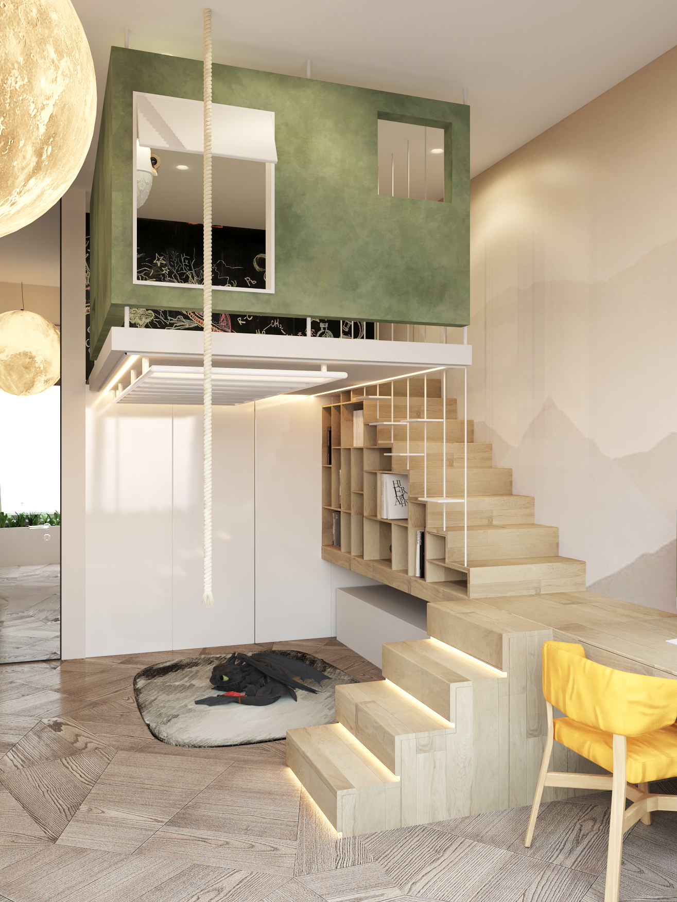 莫斯科顶层公寓,简约奢华的空间艺术-20