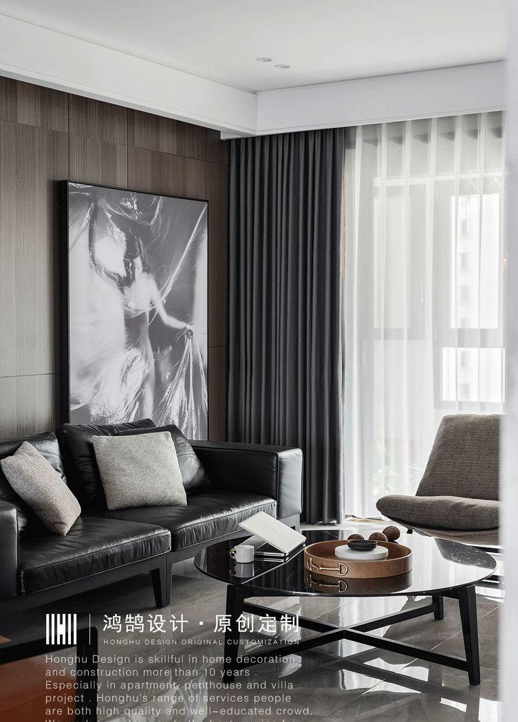 绍兴鸿鹄设计丨现代简约风,精致生活空间-6