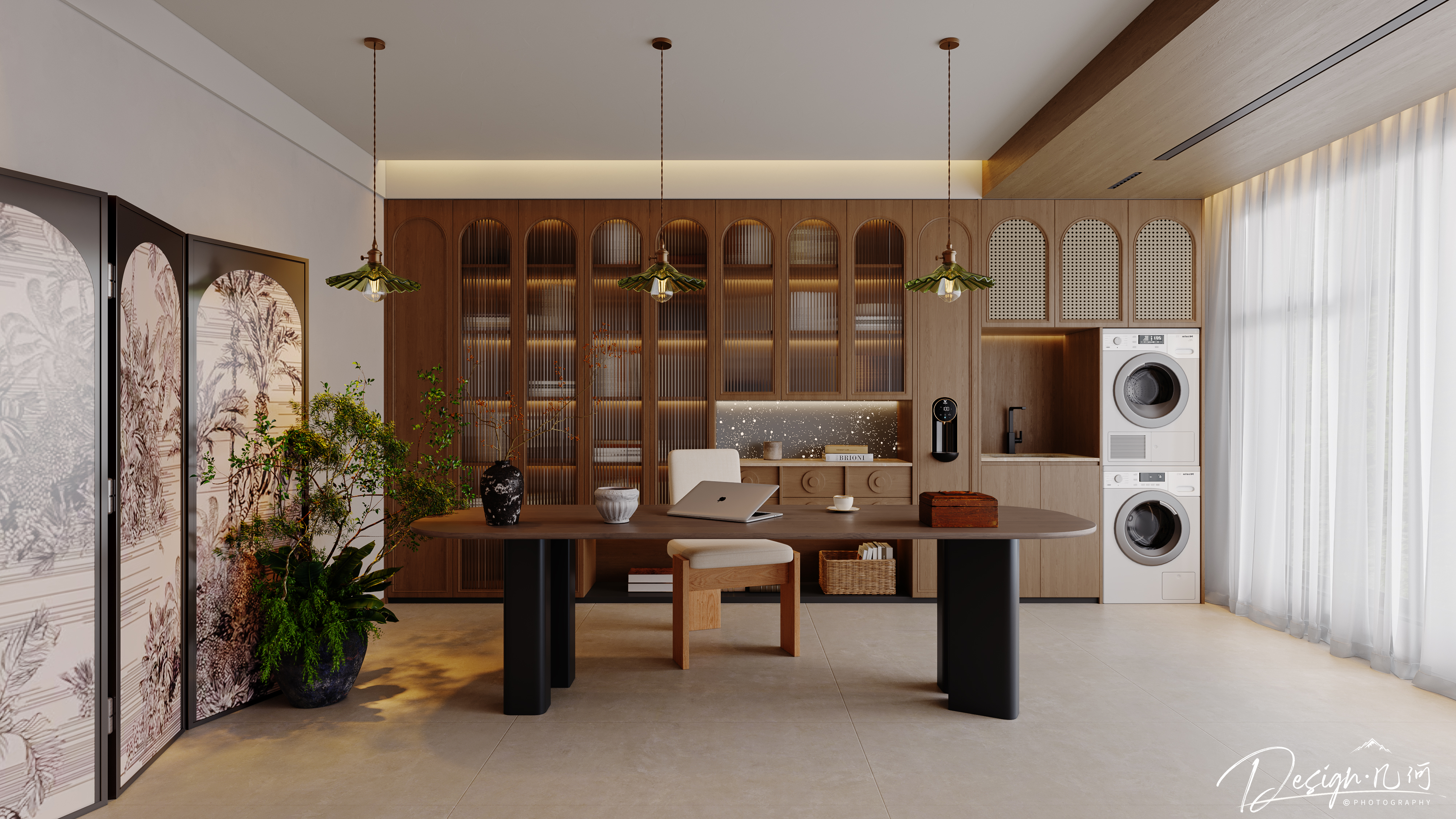 几何空间视觉表现 | 石榴林语春晓法式中古风-3