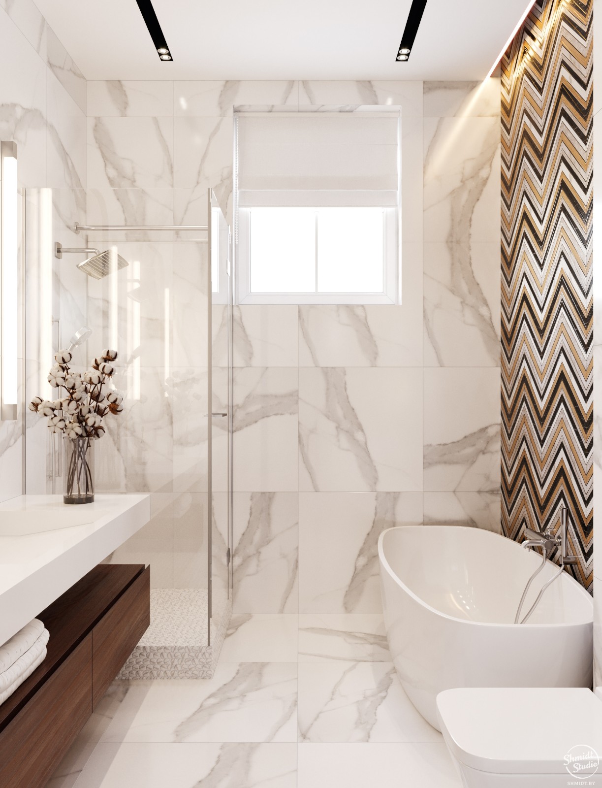 明斯克 100m²现代优雅住宅设计-35