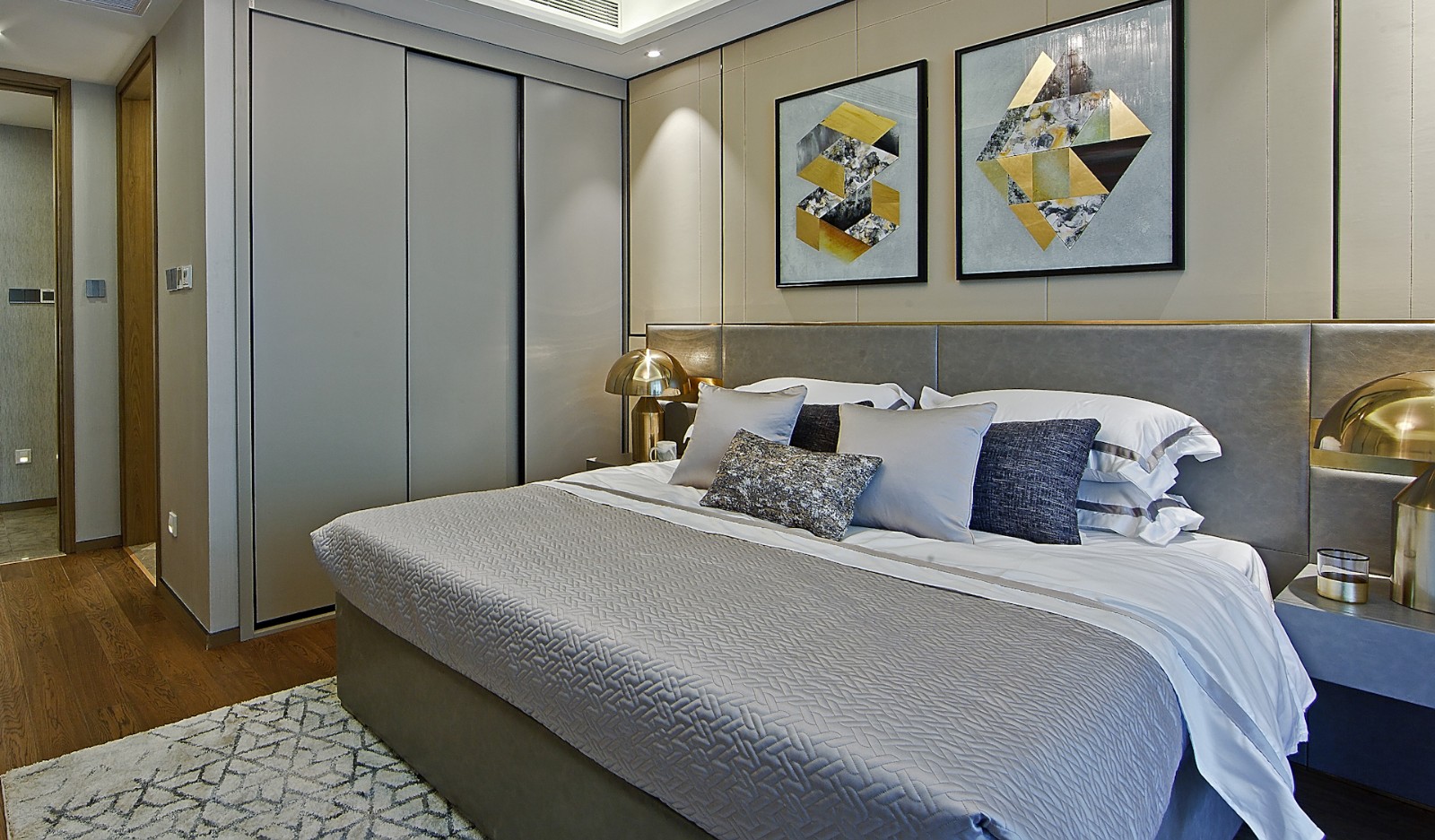 杭州招商春秋华庭 B 户型样板房空间摄影-15