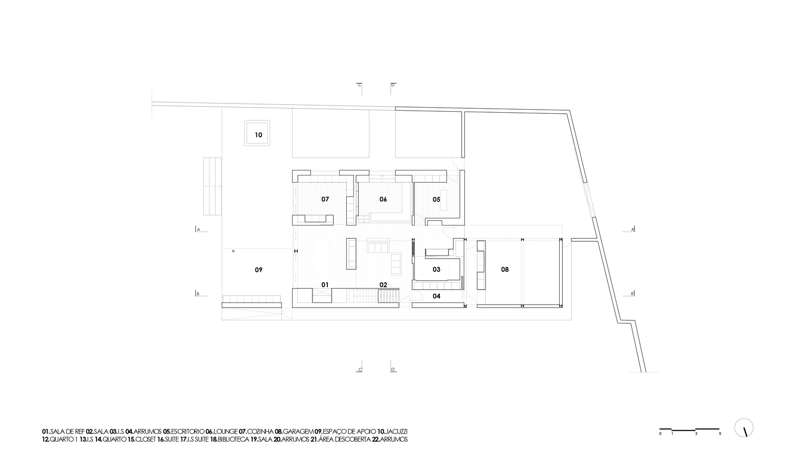 葡萄牙火灾废墟重建的 NVC House-54