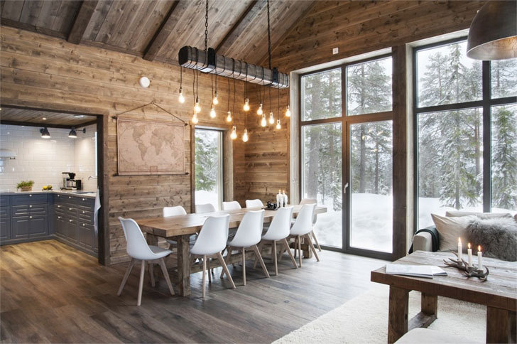 瑞典木质小屋 | 温馨北欧风格滑雪度假屋-5