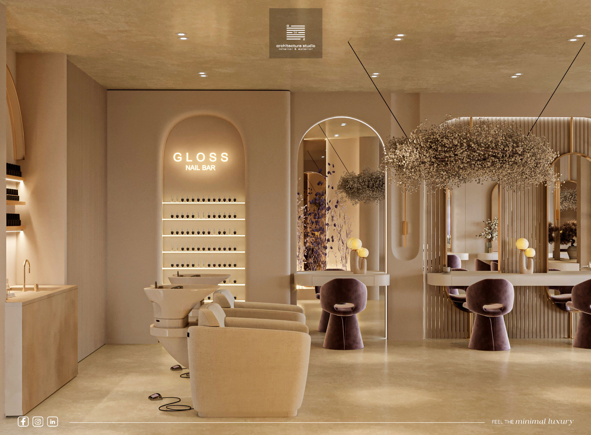 Beauty Clinc Reception（美容诊所接待处）丨沙特阿拉伯利雅得丨A2Z Architects-9