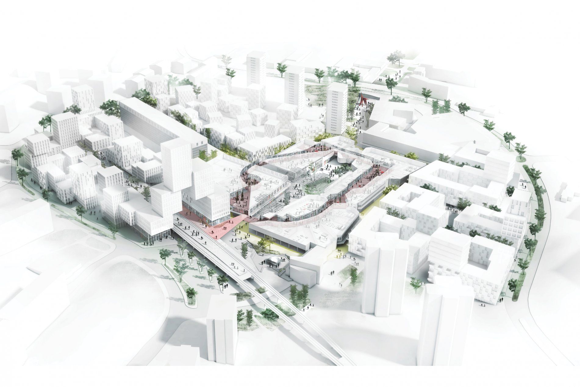 斯德哥尔摩 Farsta 中心改造-57