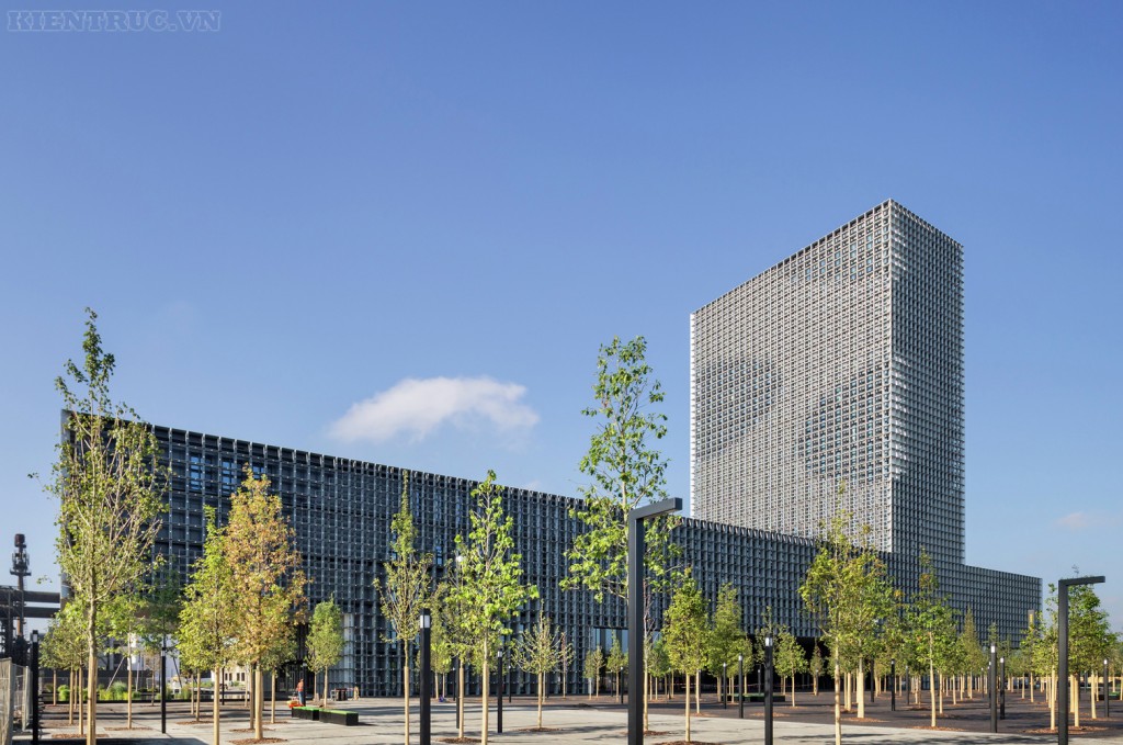 卢森堡Maison du Savoir大学建筑工程-19