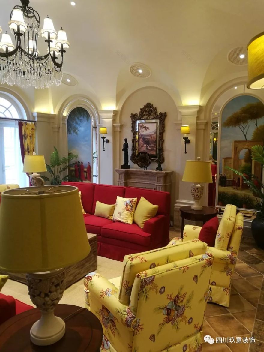 法式庄园“粉红佳人” | 玖意设计的西昌自建别墅-41