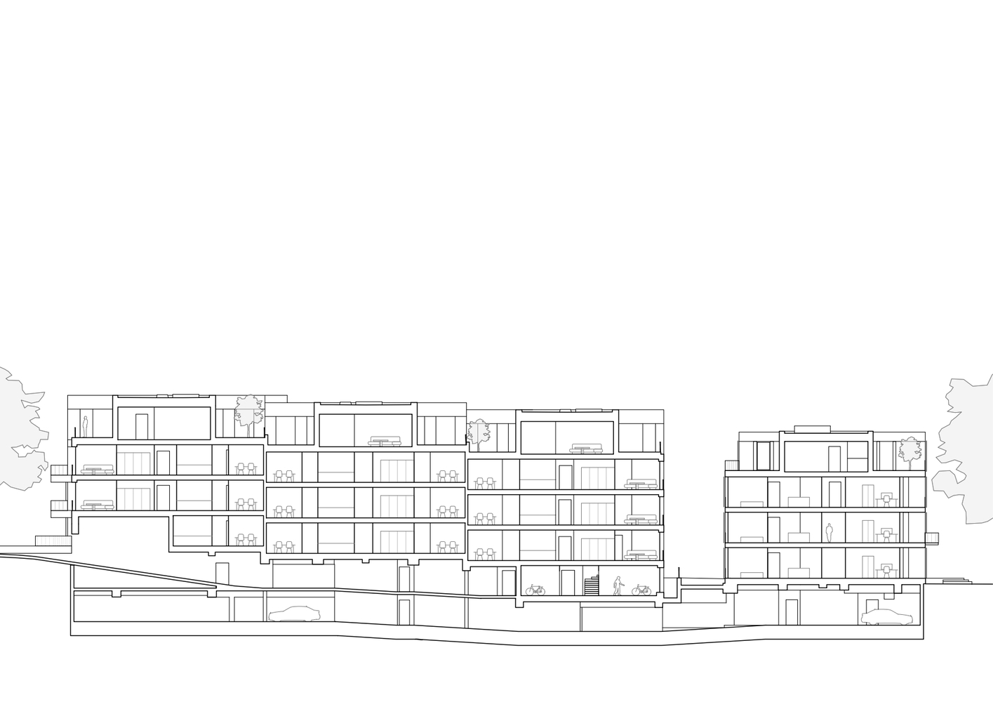 汉堡 Alster 河畔的现代“Alsterterrassen”建筑丨德国汉堡丨blrm Architekt*innen-28