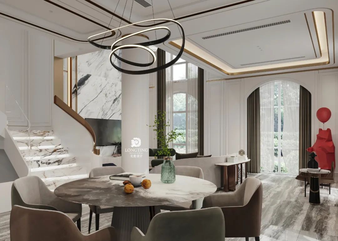 天澜湾现代轻奢艺术空间丨龙庭设计-39