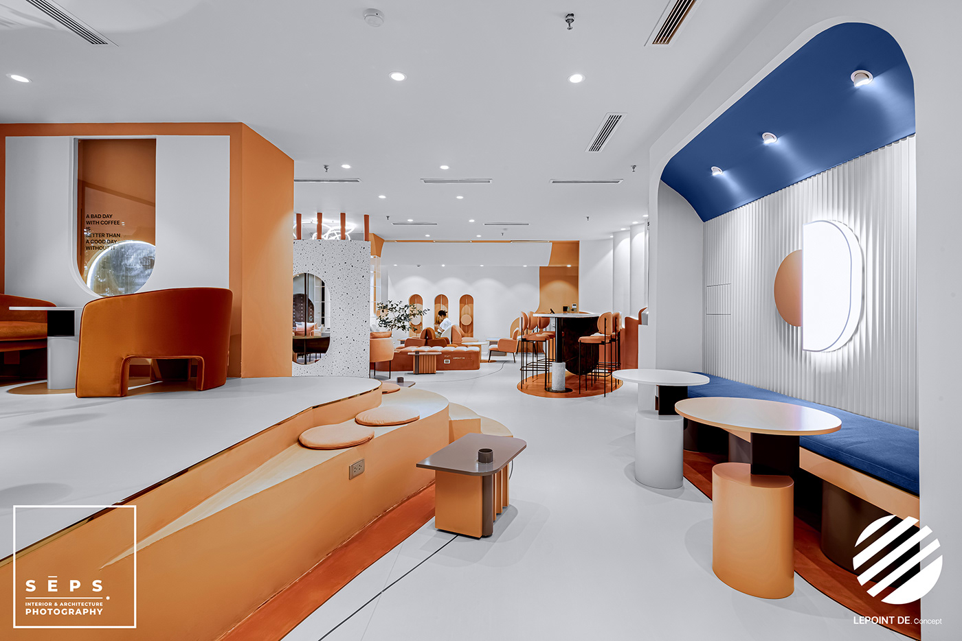 拉拉姆咖啡店丨越南河内丨Lepoint De.Concept & Andes Interior-9