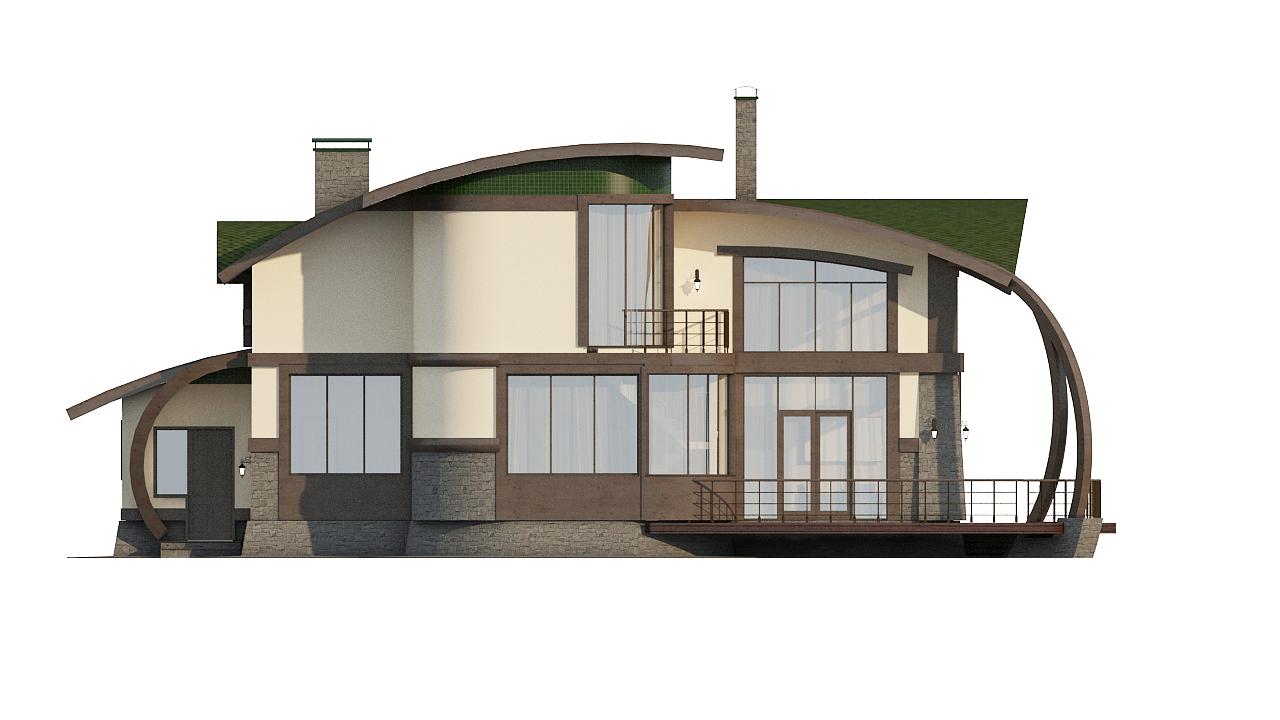 410㎡高科技风格别墅项目丨建筑设计事务所“АРКСИ”-18