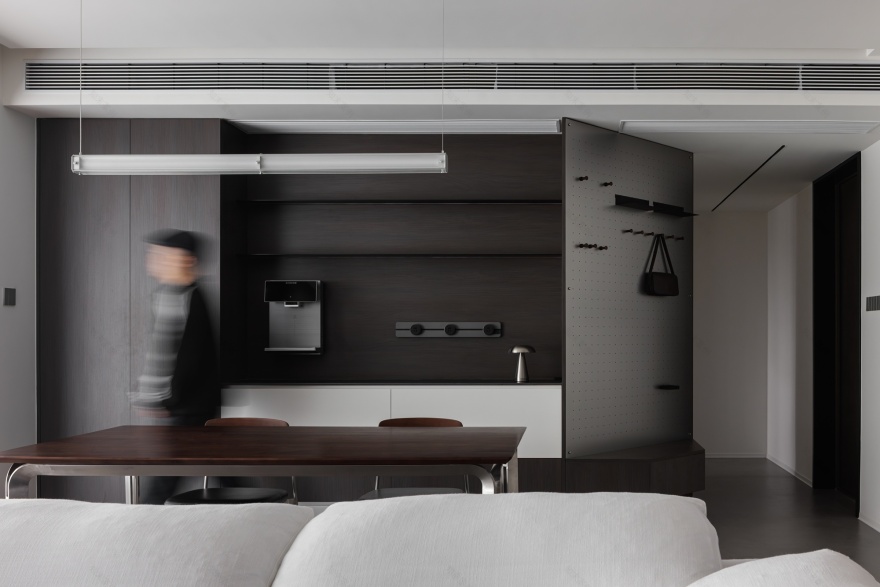 《谧径漫步》成都 137㎡现代极简设计丨中国成都丨宏福樘设计-8