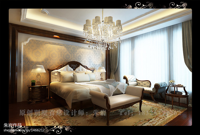 HF  内森庄园（欧式）别墅豪宅装修案例-11