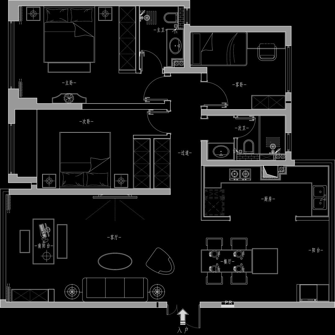 蓝光公园华府丨中国西安丨西安·大小空间设计-29