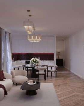 quiet modern classic open-space apartment | nightlight