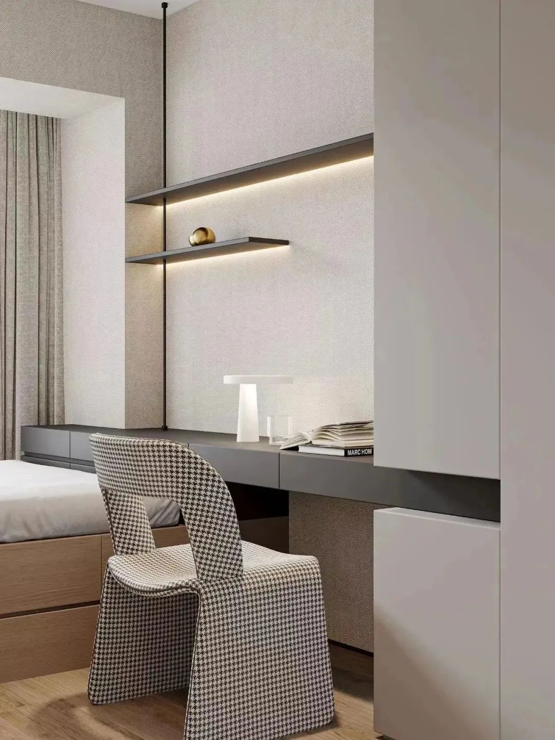 小卧室设计 · 榻榻米 VS 传统床,哪个更适合你?丨高灰别墅大宅设计-21