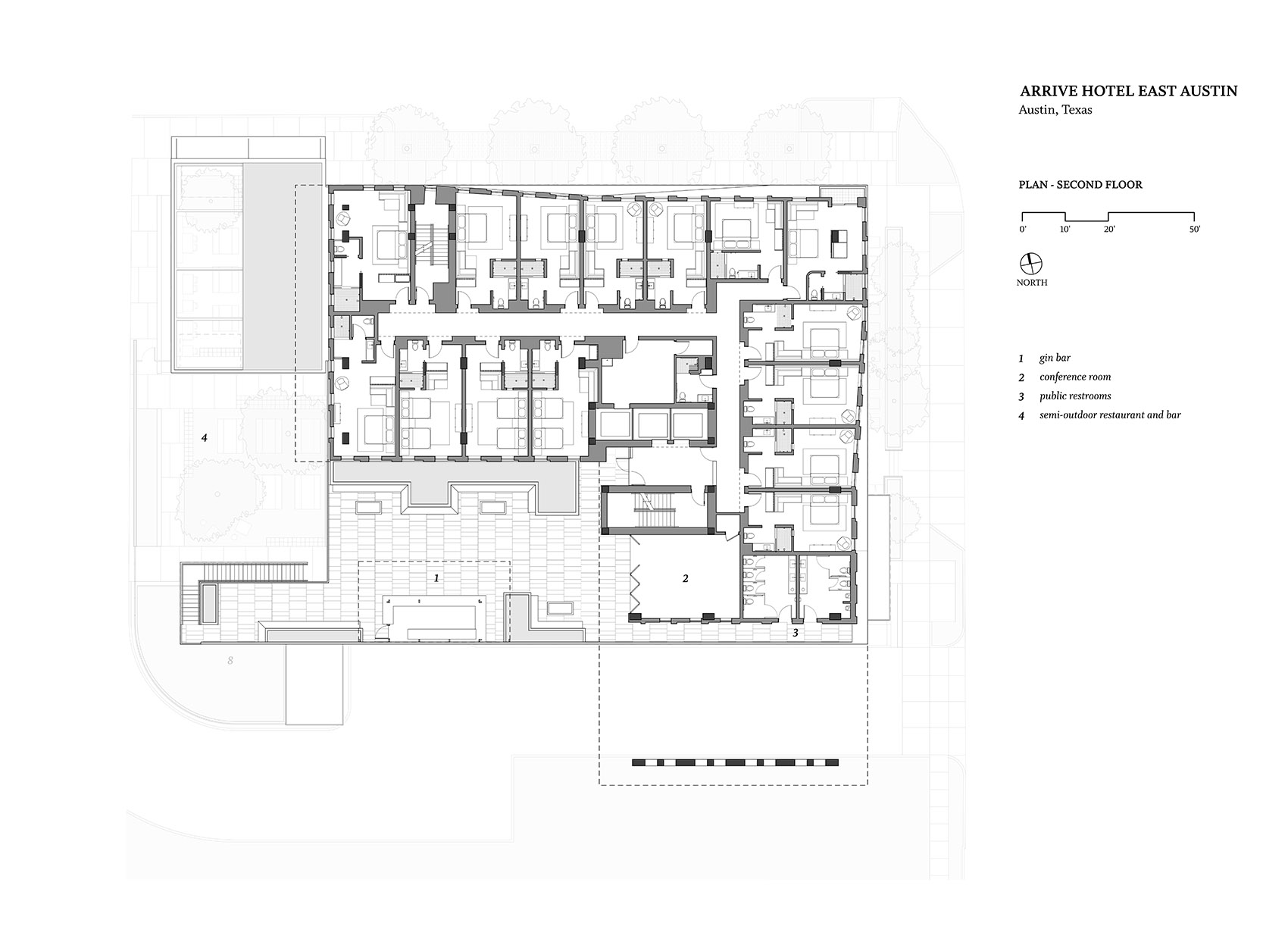 奥斯汀 ARRIVE 酒店丨美国奥斯汀丨Baldridge Architects-99