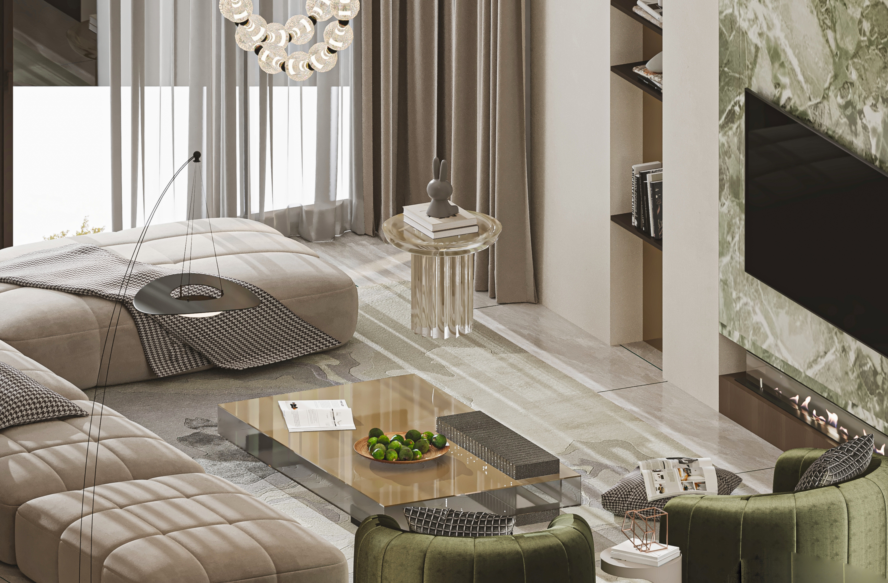 MODERN RECEPTION AND DINNING-8