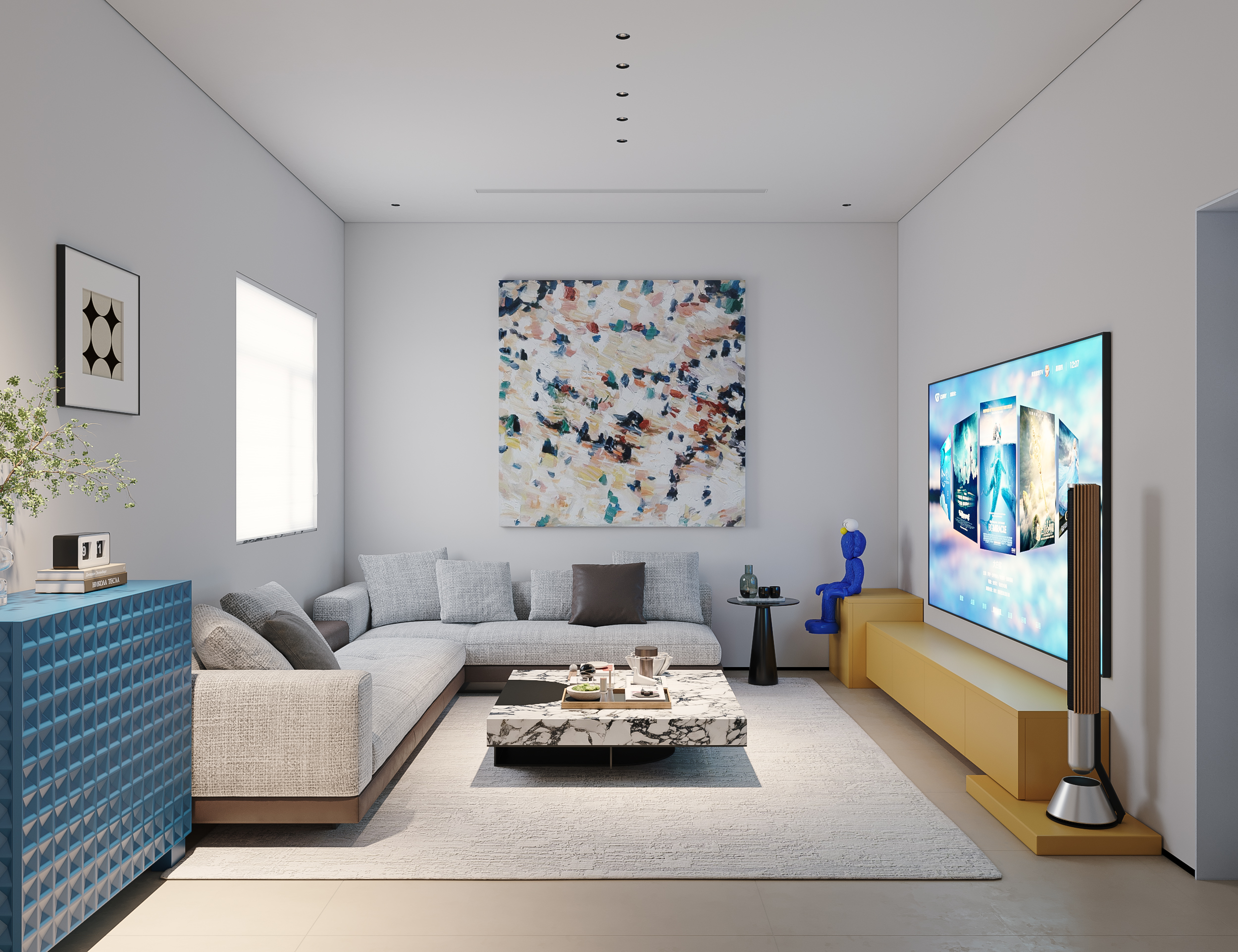 山和院子现代简约别墅-21