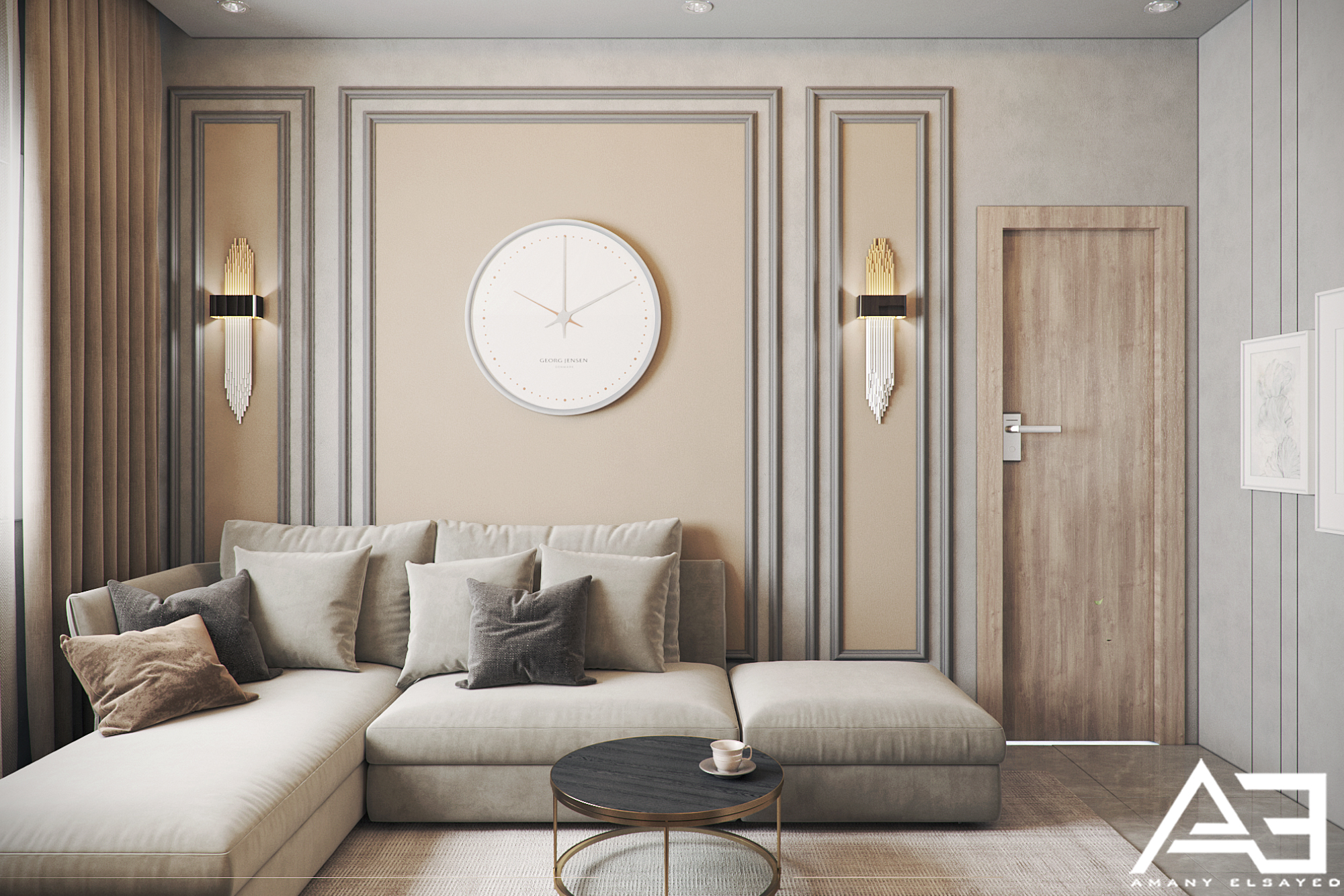 带卫生间的客厅丨EgyptCairo丨AMANY ELSAYED-4