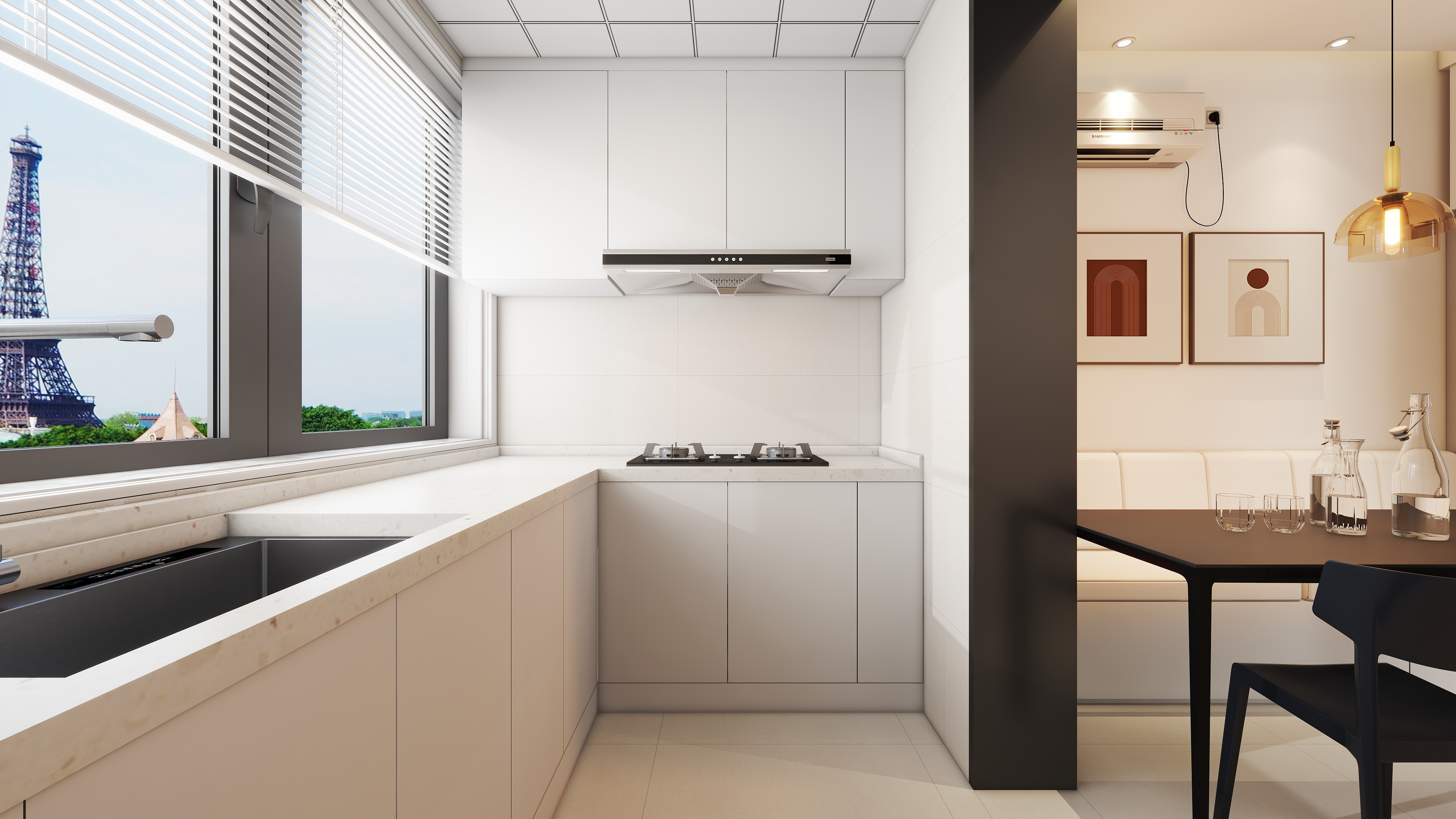 同乐路10号院现代简约94㎡2室-20