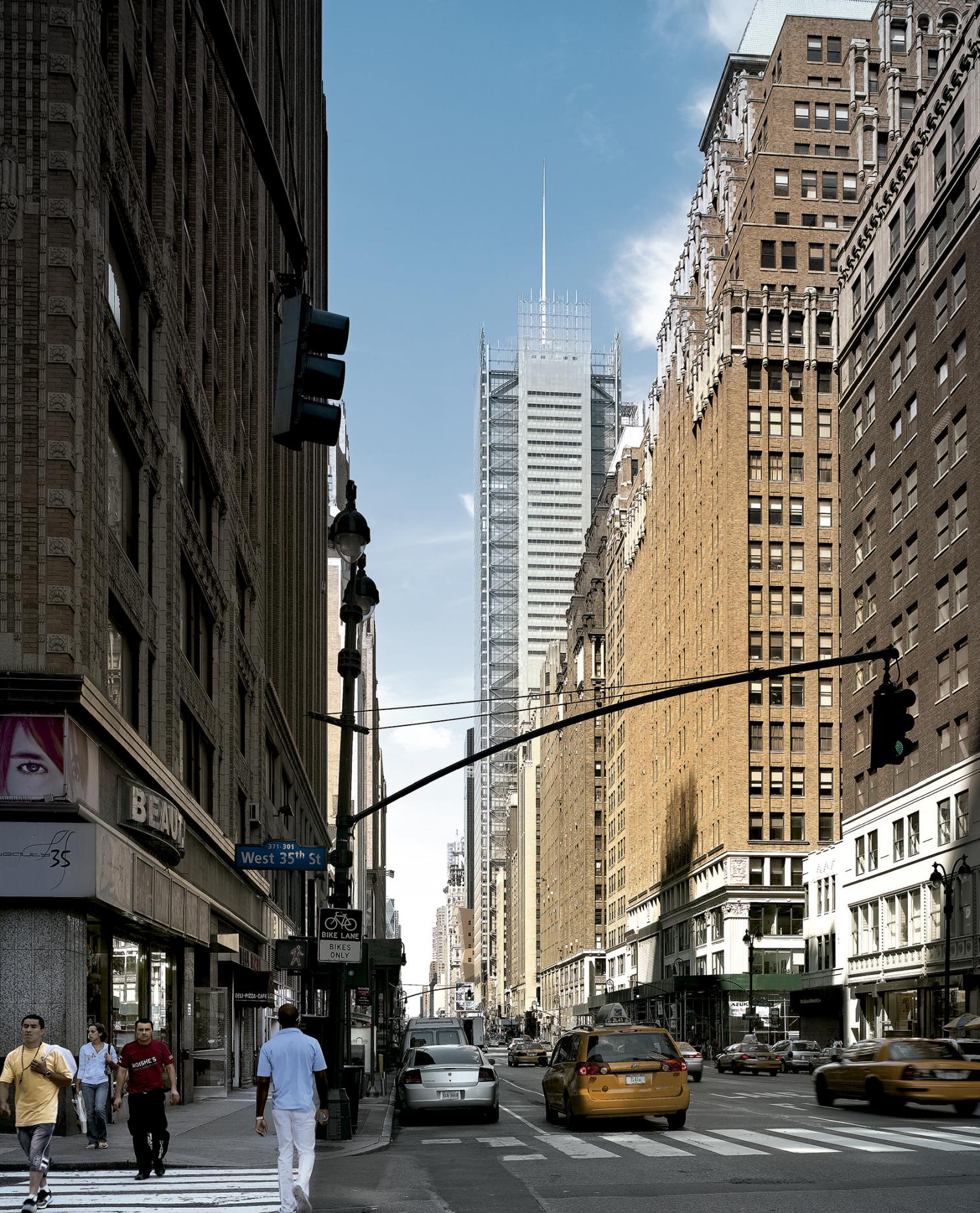 《纽约时报》总部大楼 | 透明、环保与城市连接的典范-13