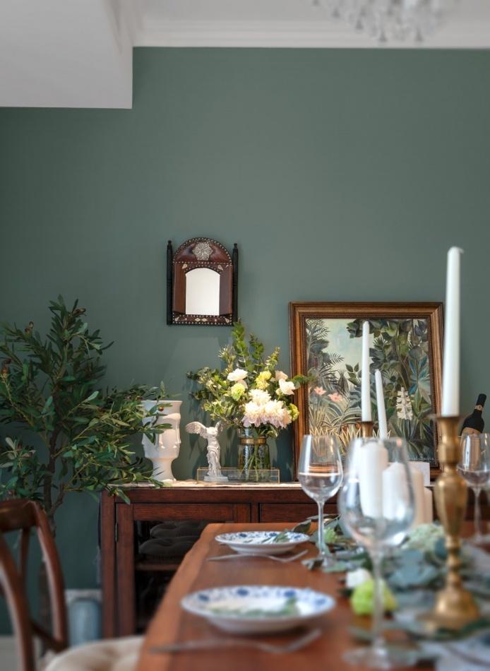 上海本墨设计丨平层丨70W打造218㎡超优雅美式乡村风大宅-68