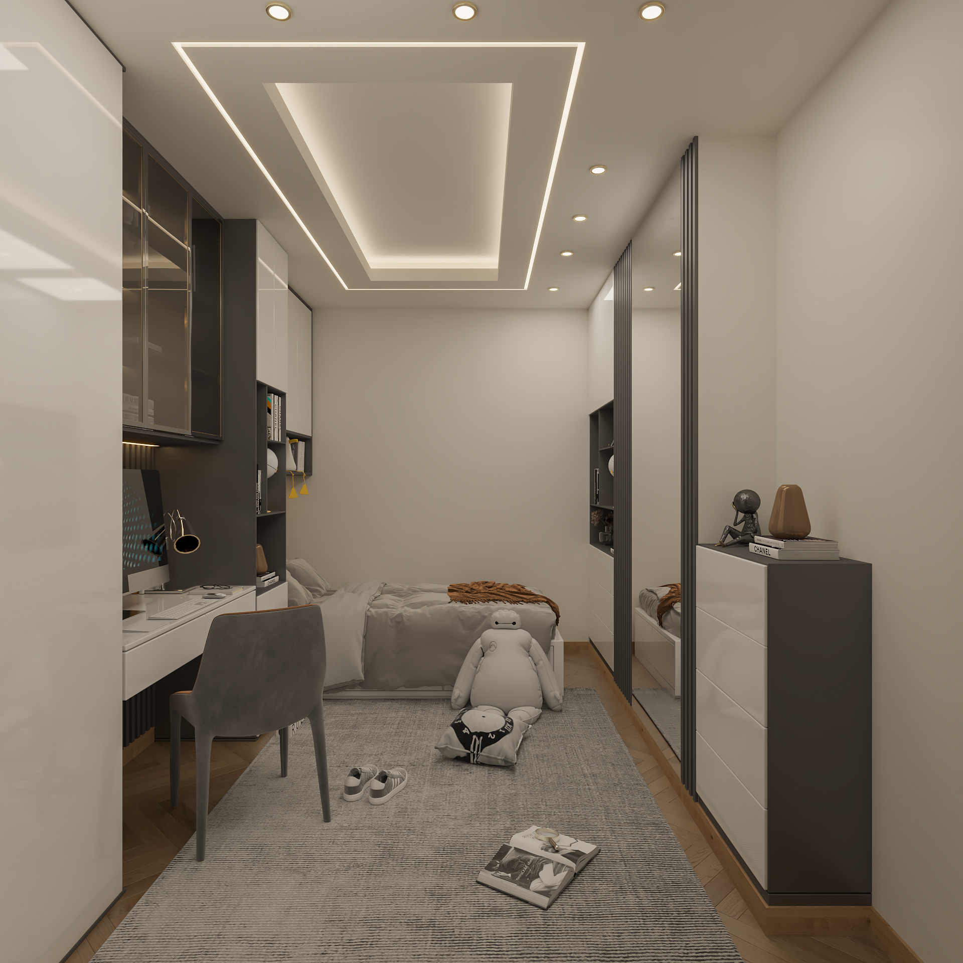 Modern Apartment Design at Roushdy, Alexandria-18